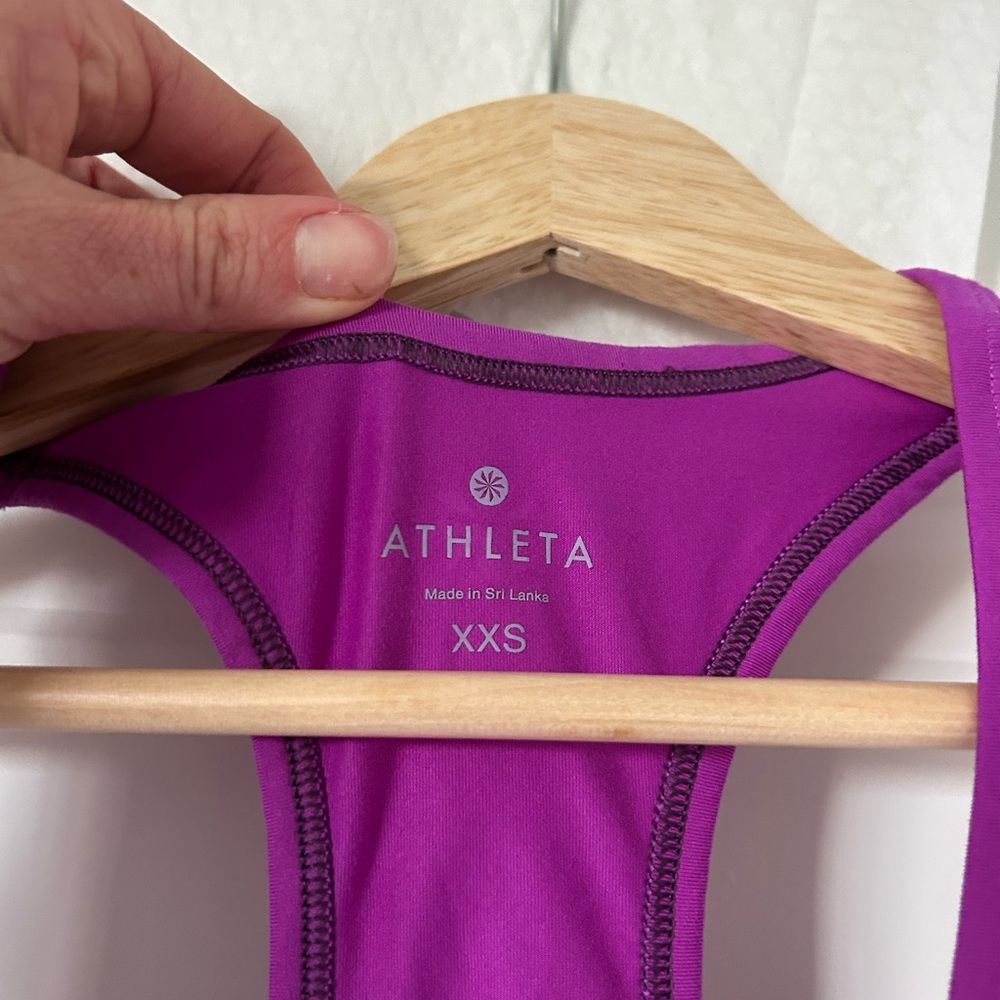 Athleta Magenta Racerback Tanktop - Picture 3 of 3